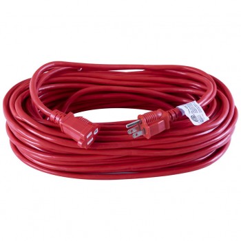 SHOPRO 16/3 Extension Cord 100 ft. - Red 